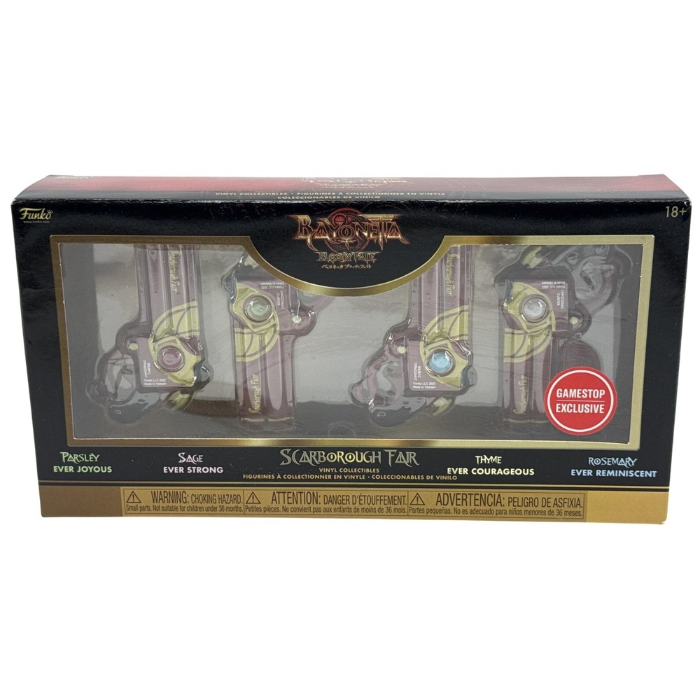 Funko Bayonetta Bloody Fate Scarborough Fair Gun Set Gamestop Exclusive Red